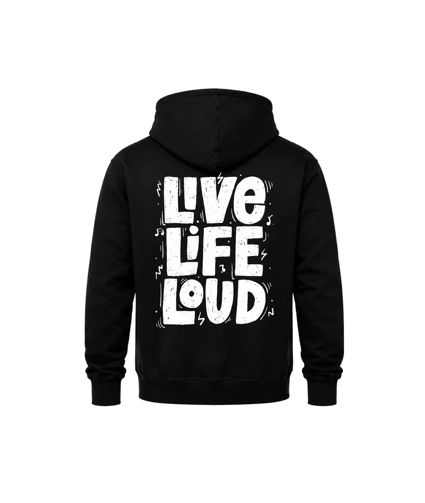 Live Loud Front & Back Pullover