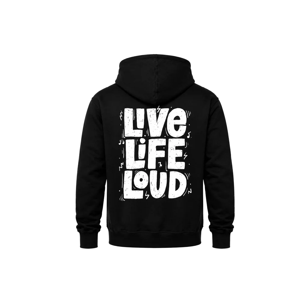 Live Loud Front & Back Pullover