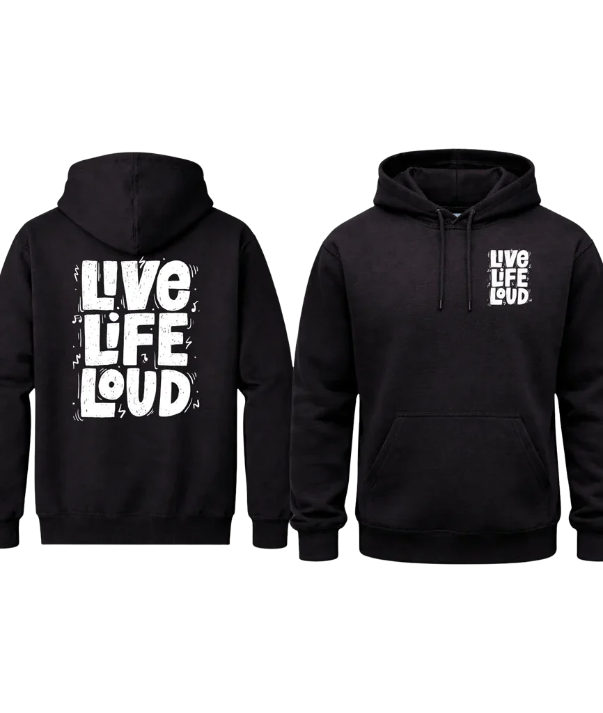 Live Loud Front & Back Pullover