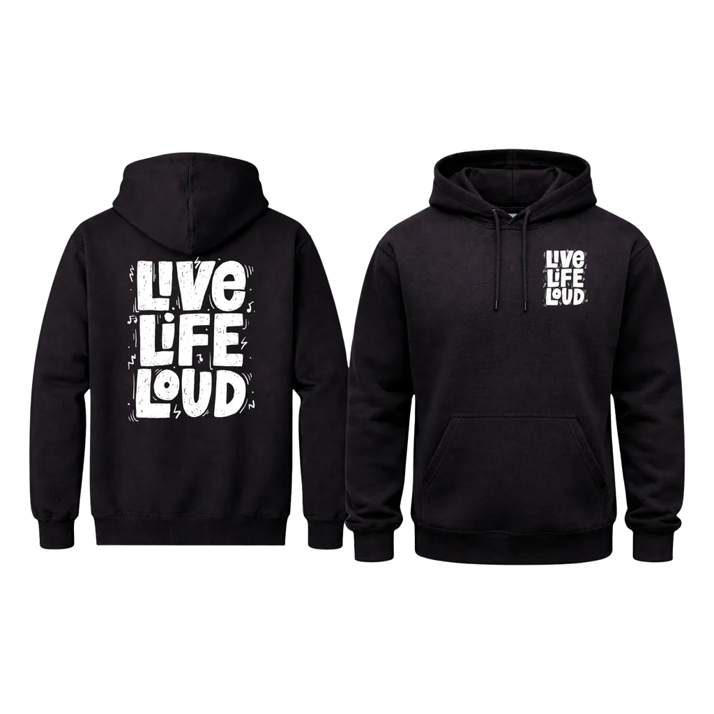Live Loud Front & Back Pullover