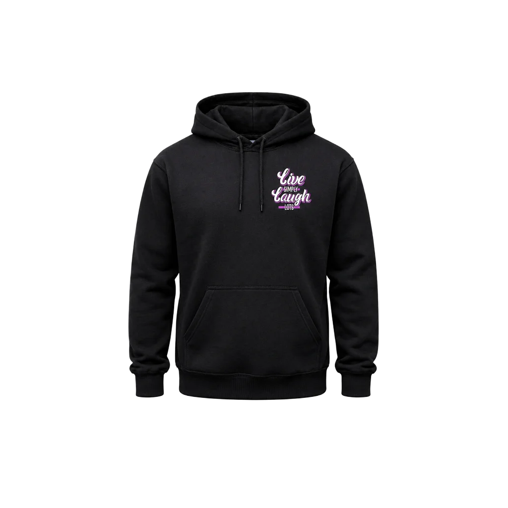 Simple Living Double Print Hoodie