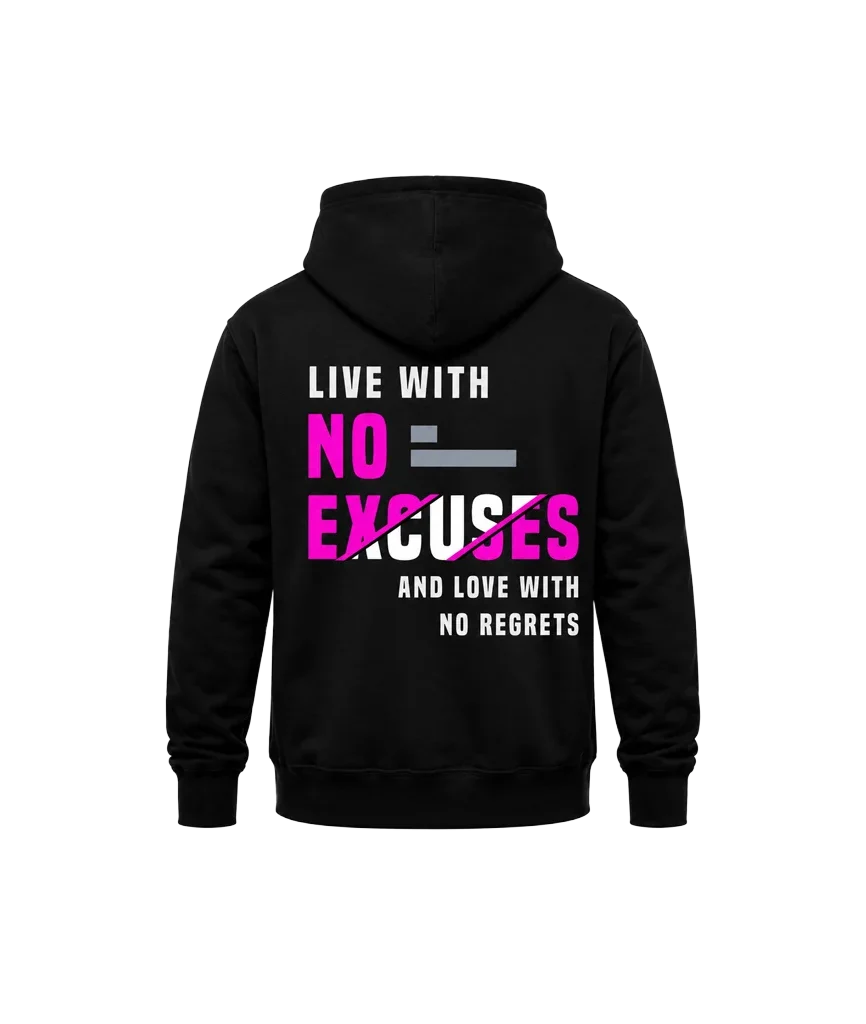 Live Without Excuses Graphic Pullover