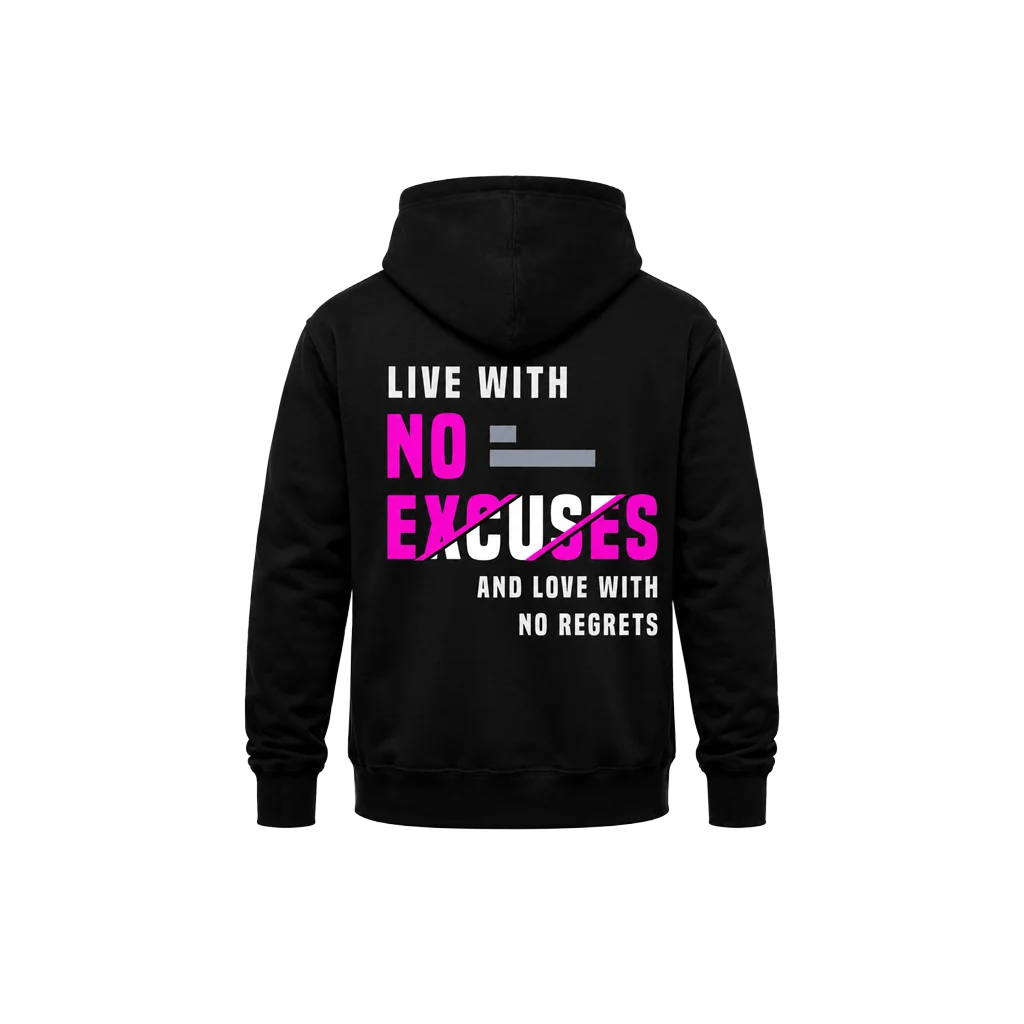 Live Without Excuses Graphic Pullover