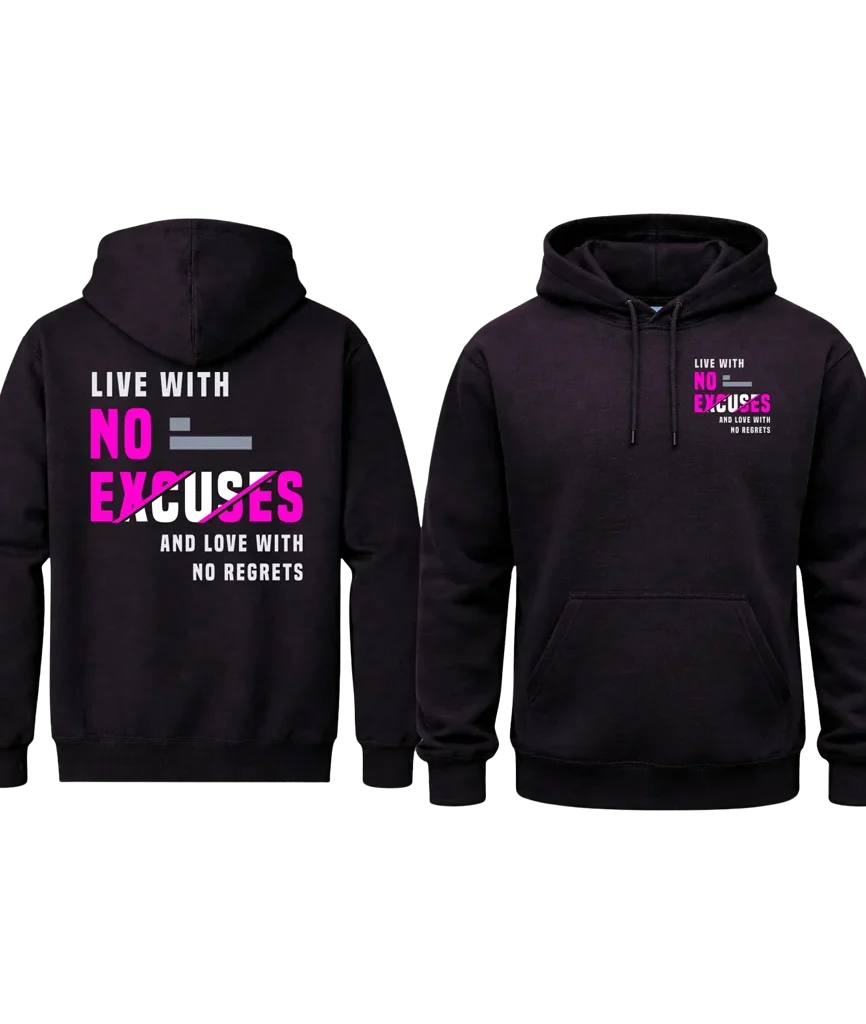 Live Without Excuses Graphic Pullover