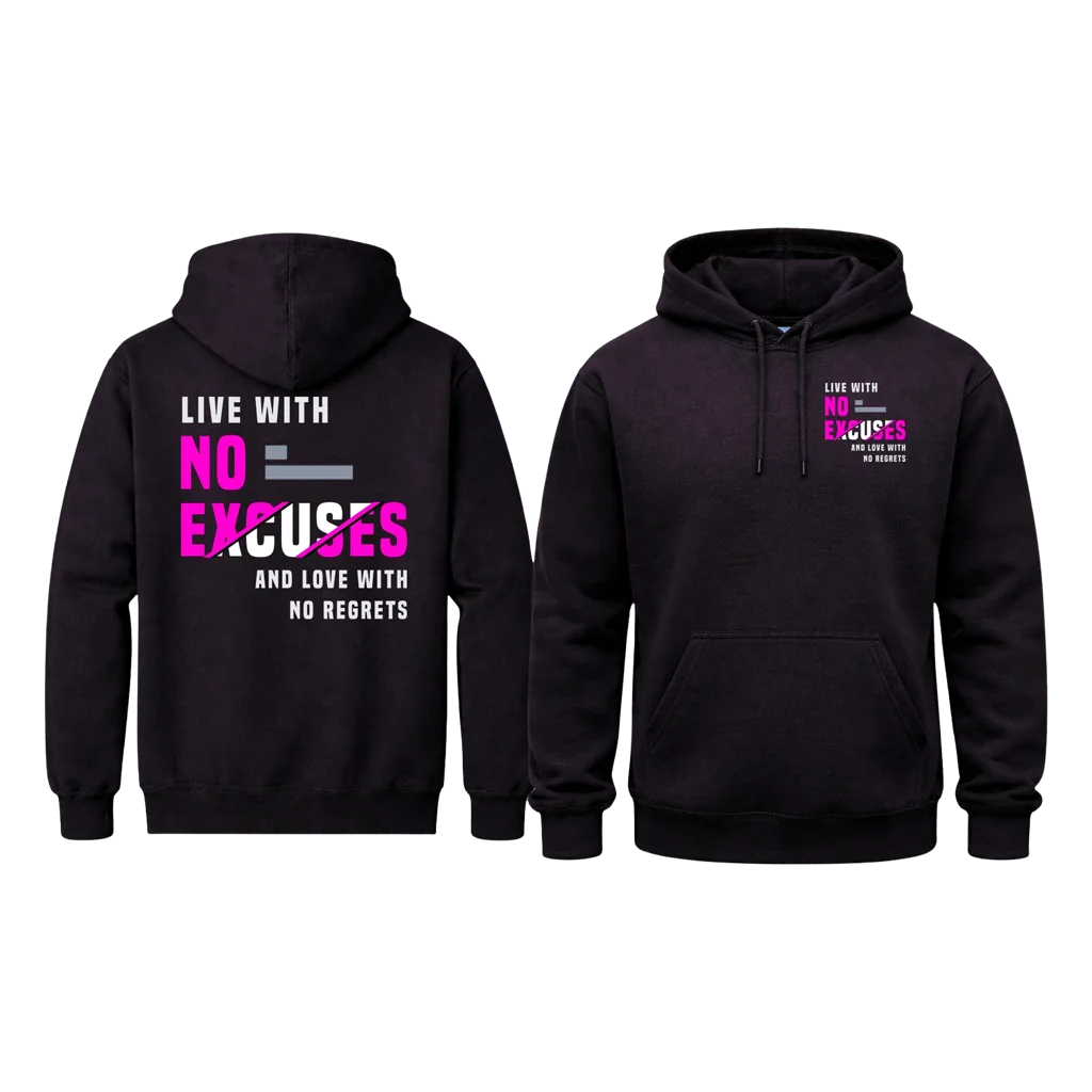 Live Without Excuses Graphic Pullover