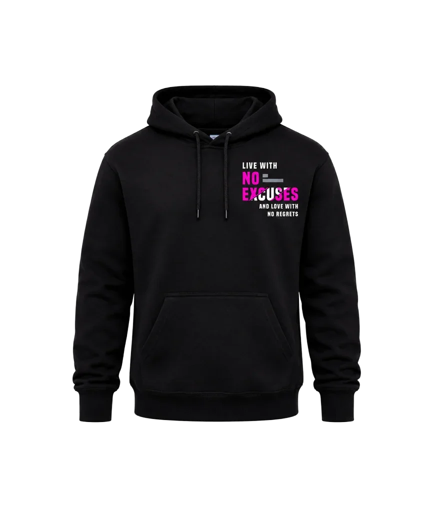 Live Without Excuses Graphic Pullover