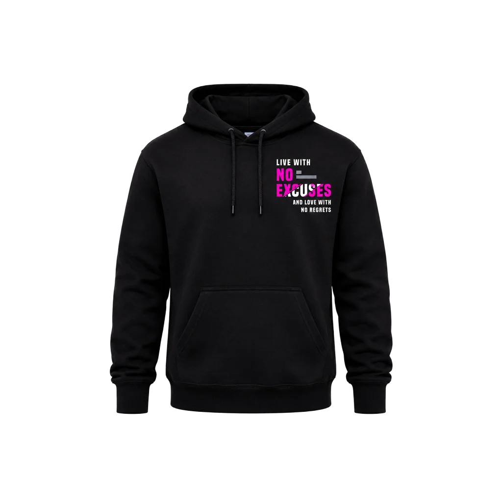 Live Without Excuses Graphic Pullover