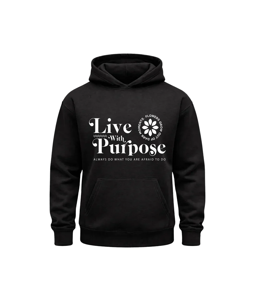Live With Purpose Black Hoodie