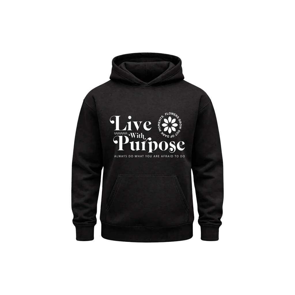 Live With Purpose Black Hoodie