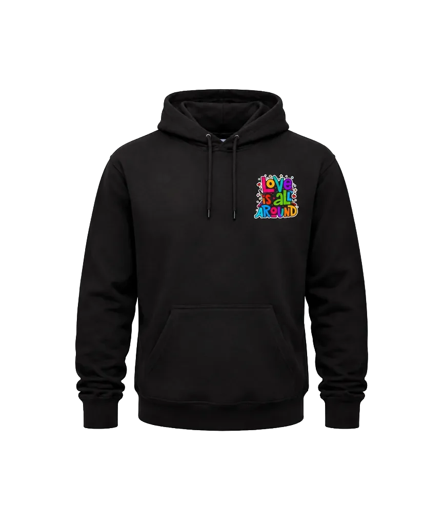 Love Is All Around Dual-Print Hoodie