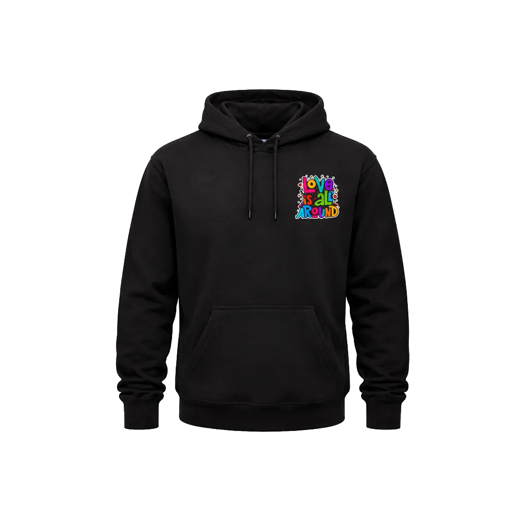 Love Is All Around Dual-Print Hoodie