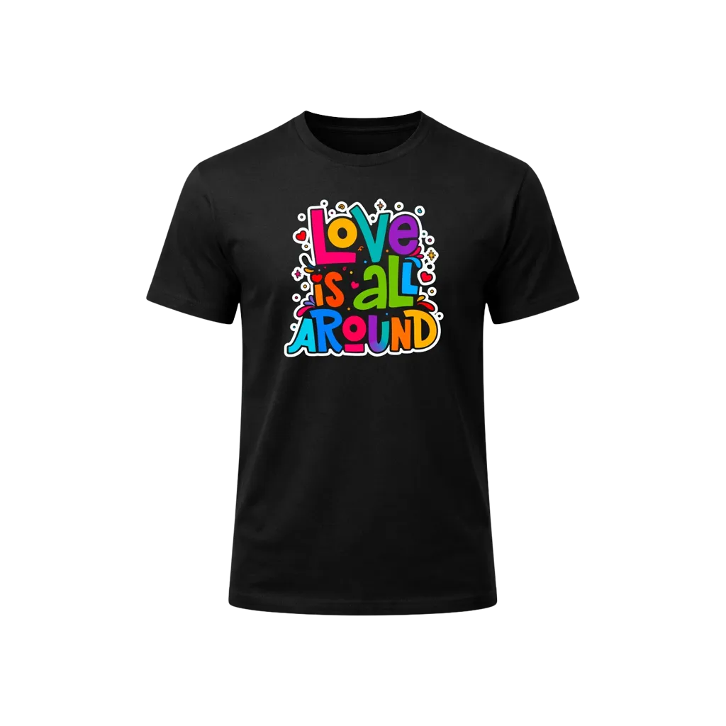 Love Is All Around Statement Tee