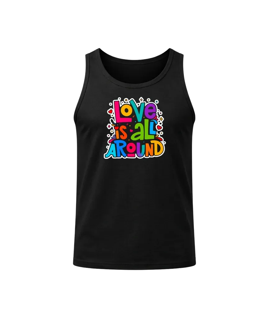 Love Is All Around Sleeveless Tank
