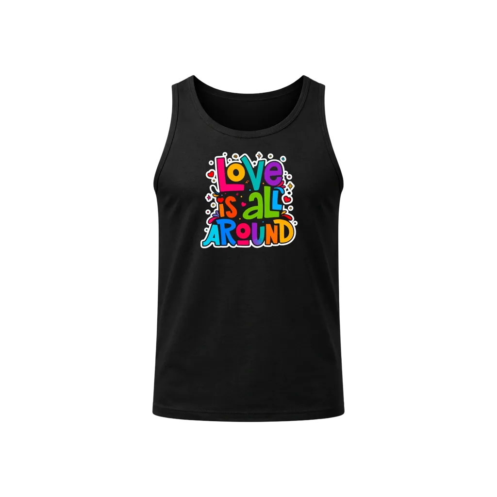 Love Is All Around Sleeveless Tank