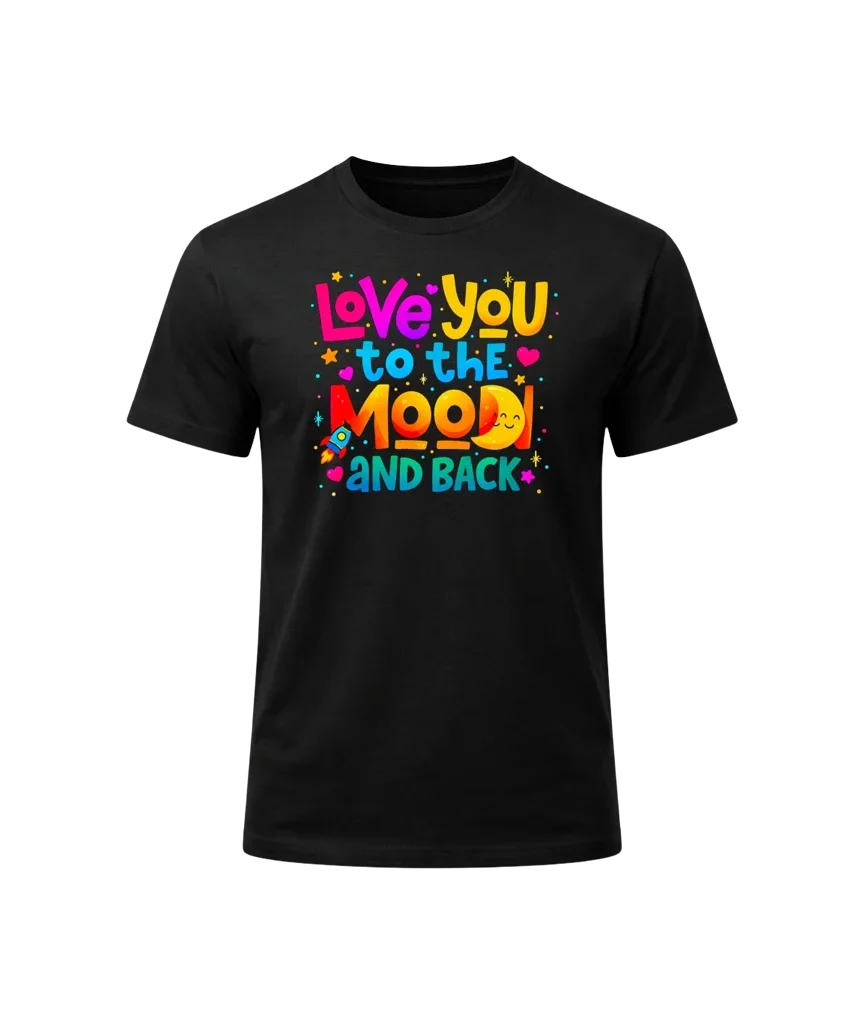 Love You To The Moon Graphic T-Shirt