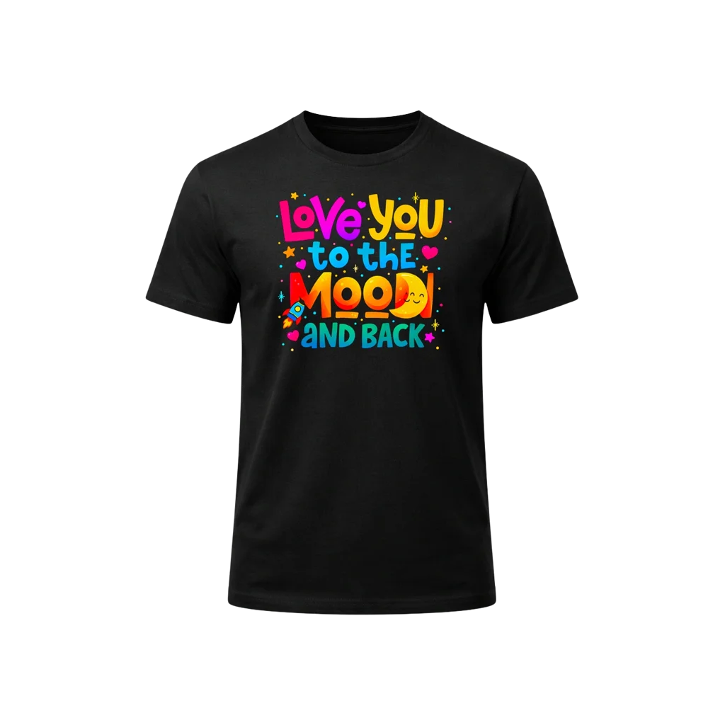 Love You To The Moon Graphic T-Shirt