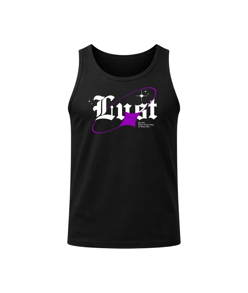 Lust Purple Star Sleeveless Shirt