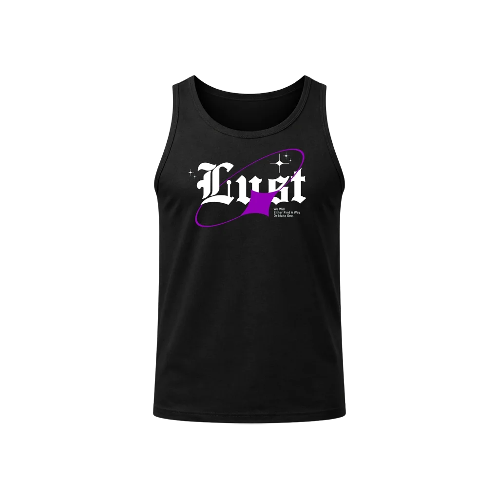 Lust Purple Star Sleeveless Shirt