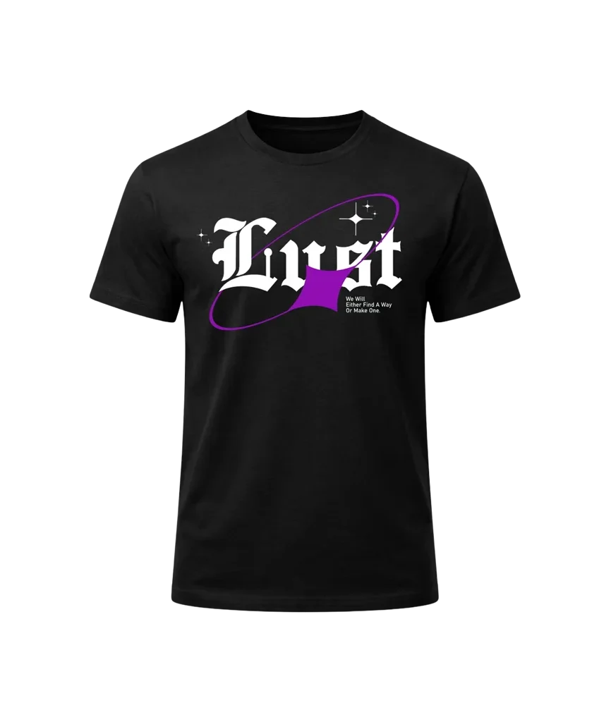 Lust Purple Star Graphic Tee