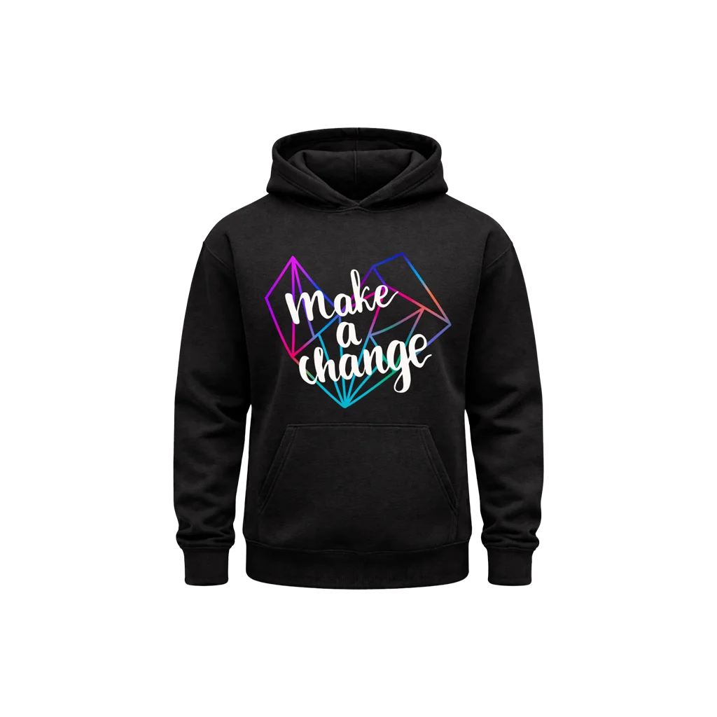 Make A Change Black Hoodie
