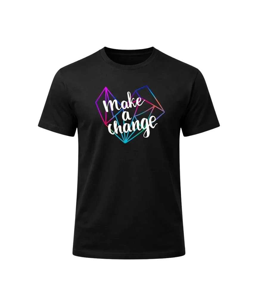 Make A Change Graphic T-Shirt