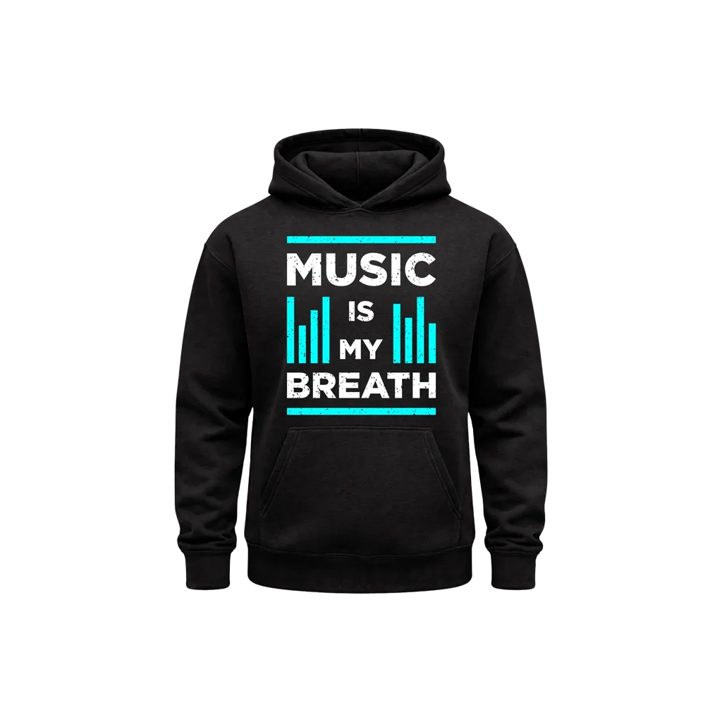 Music Is My Breath Hoodie