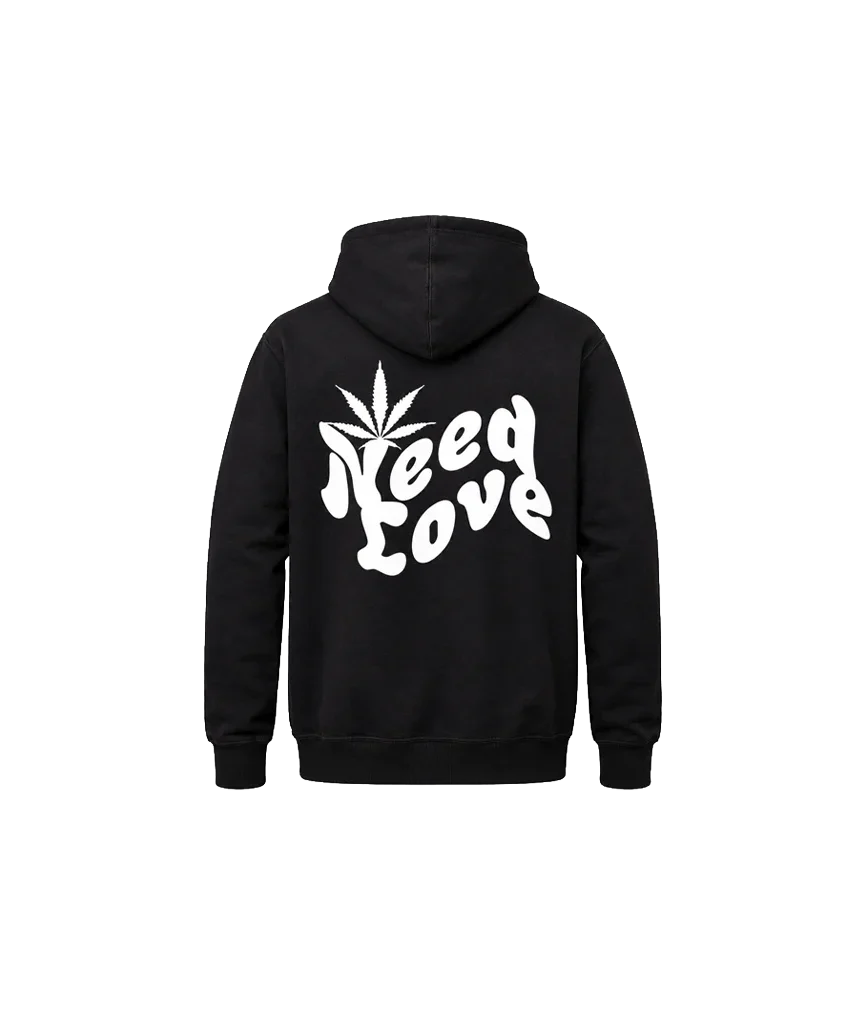 Two-Sided Retro Leaf Hoodie