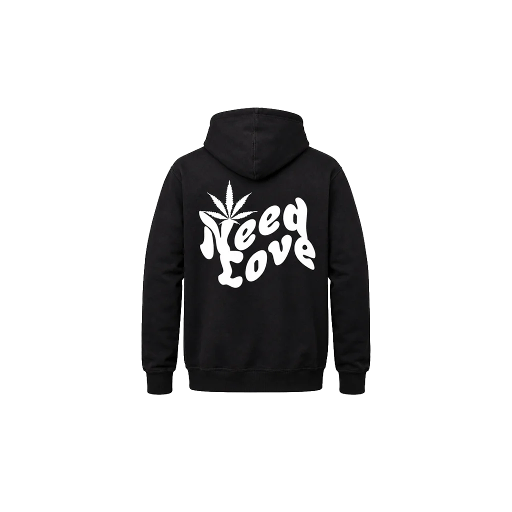Two-Sided Retro Leaf Hoodie