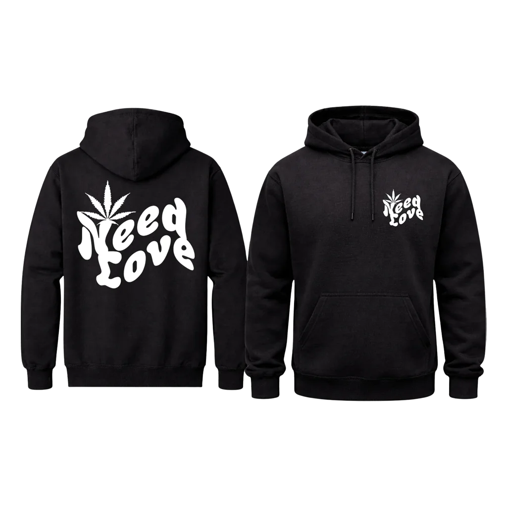 Two-Sided Retro Leaf Hoodie