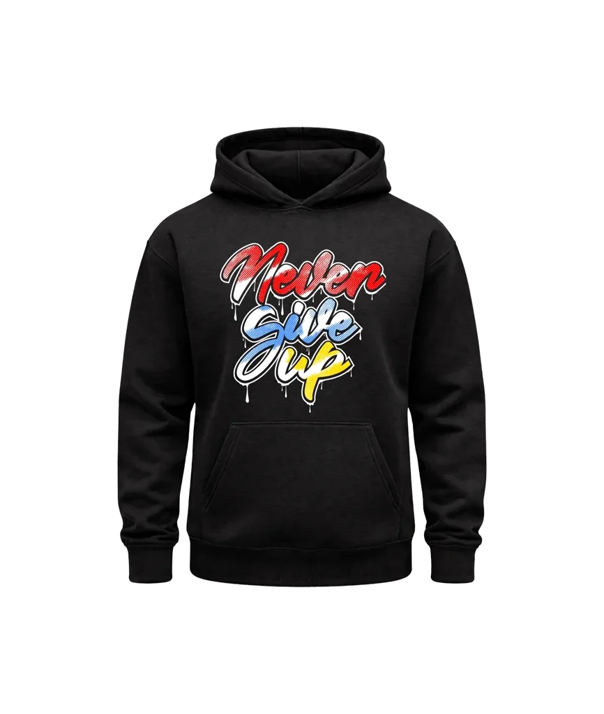 Never Give Up Daily Warmth Hoodie