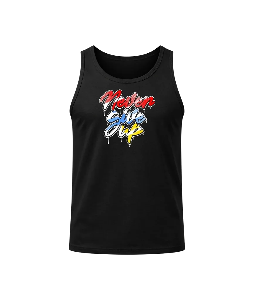 Never Give Up Gym Tank Top