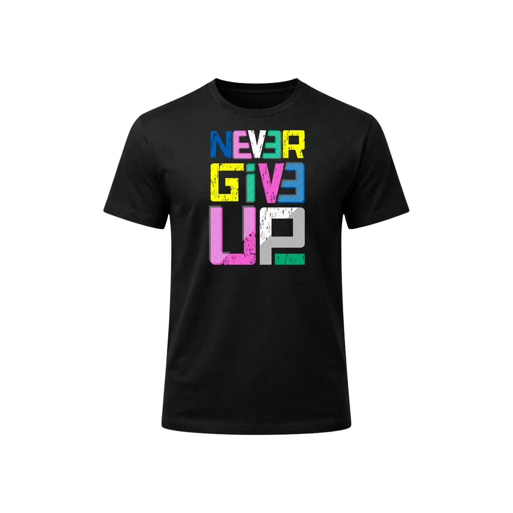 Never Give Up Graphic T-Shirt
