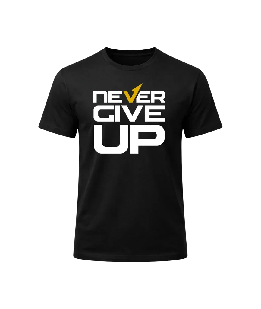 Never Give Up Graphic T-Shirt