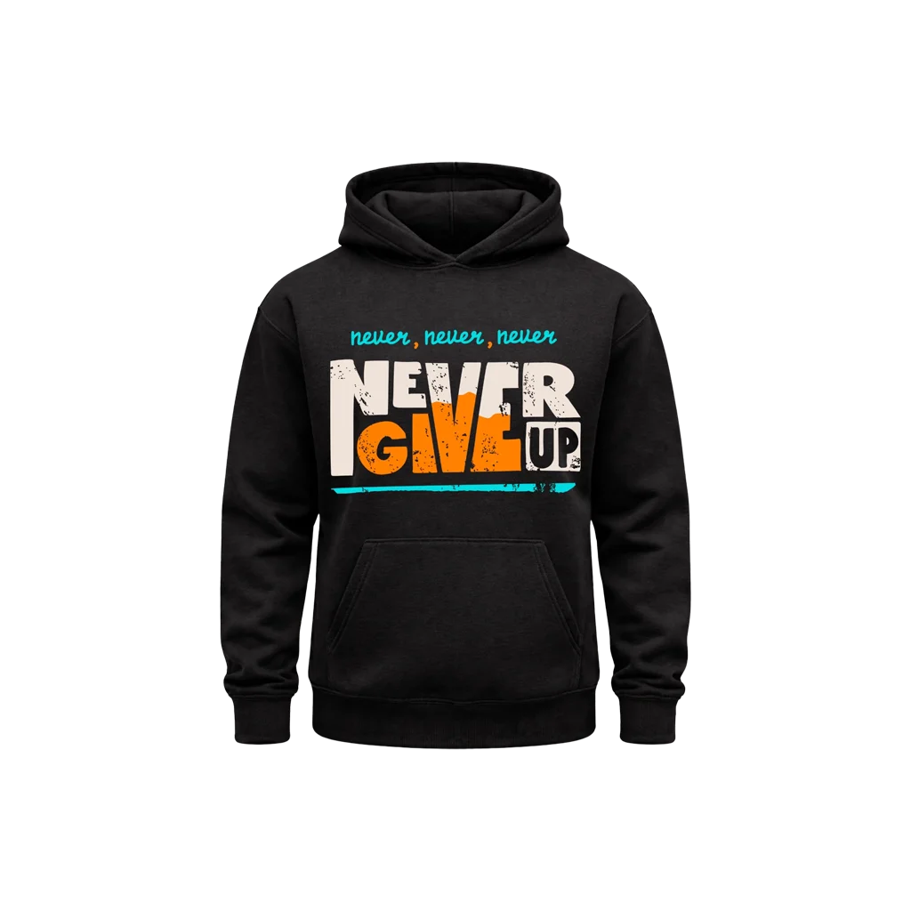 Never Give Up Hoodie