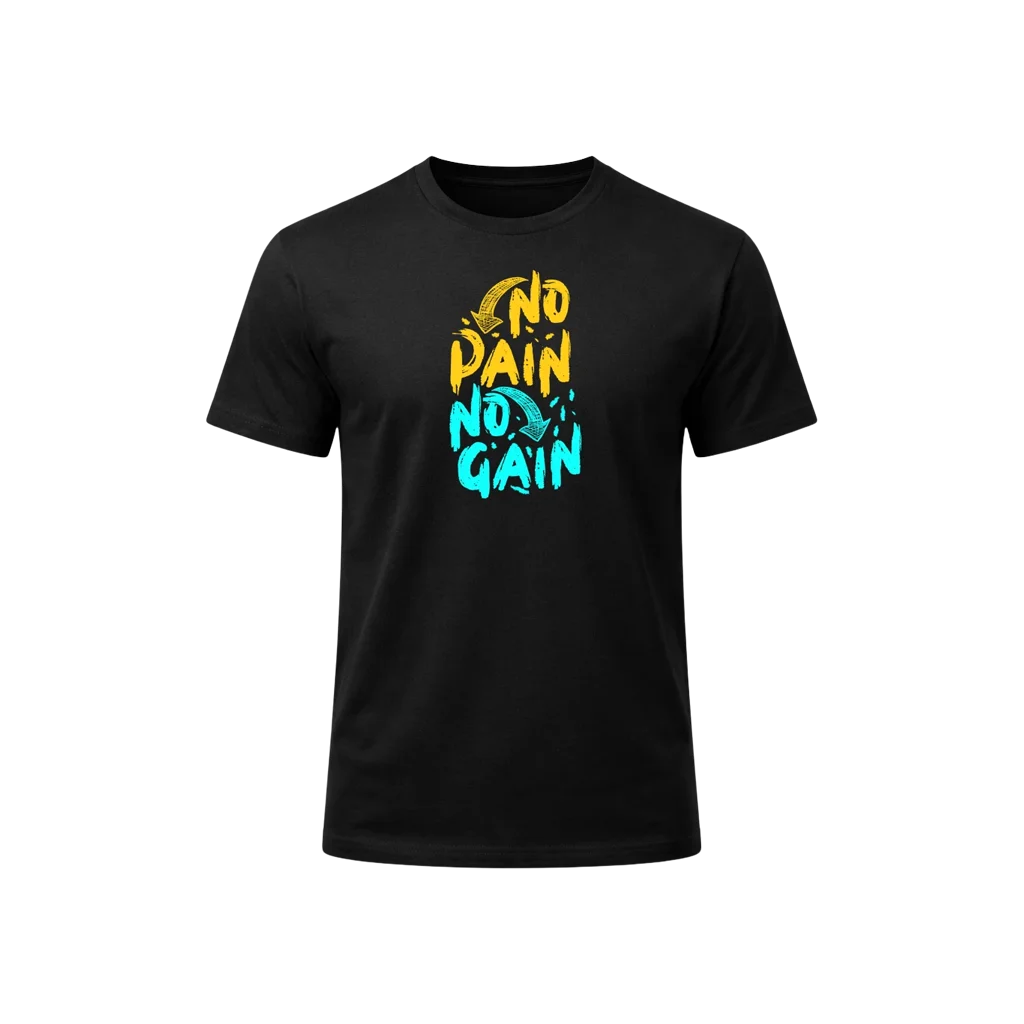 No Pain No Gain Graphic T-Shirt
