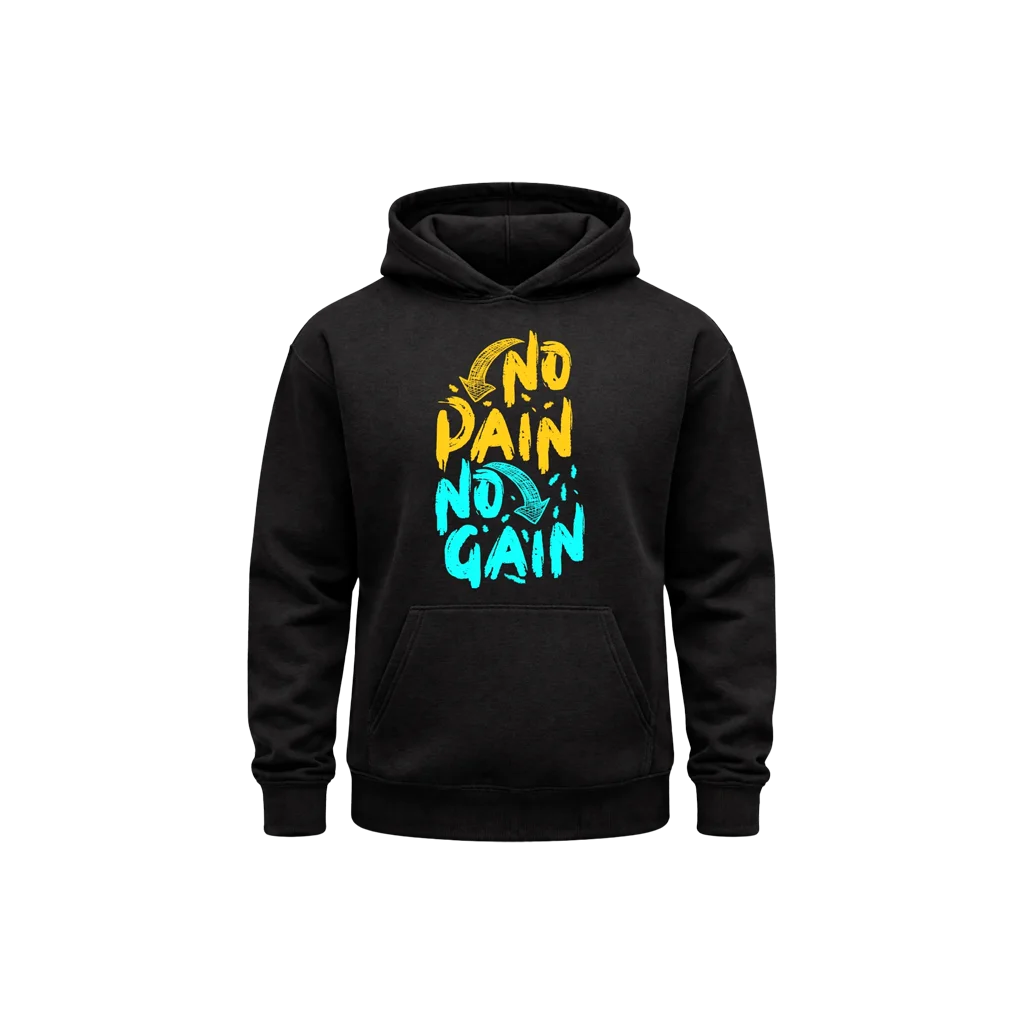 No Pain No Gain Pullover Hoodie