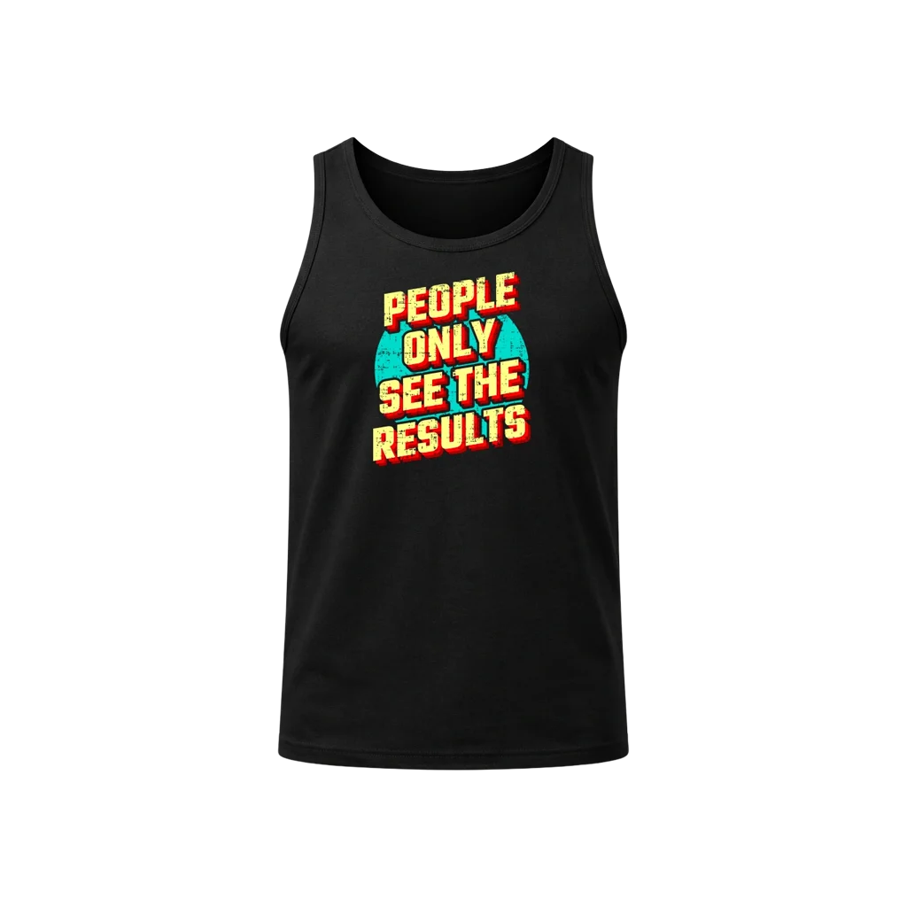 People Only See The Results Tank Top