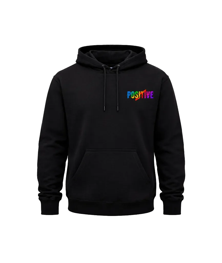 Dual-Sided Positive Print Hoodie