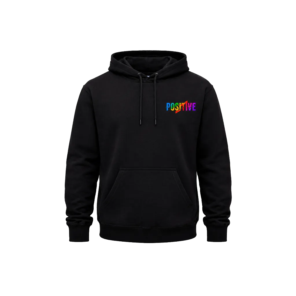 Dual-Sided Positive Print Hoodie