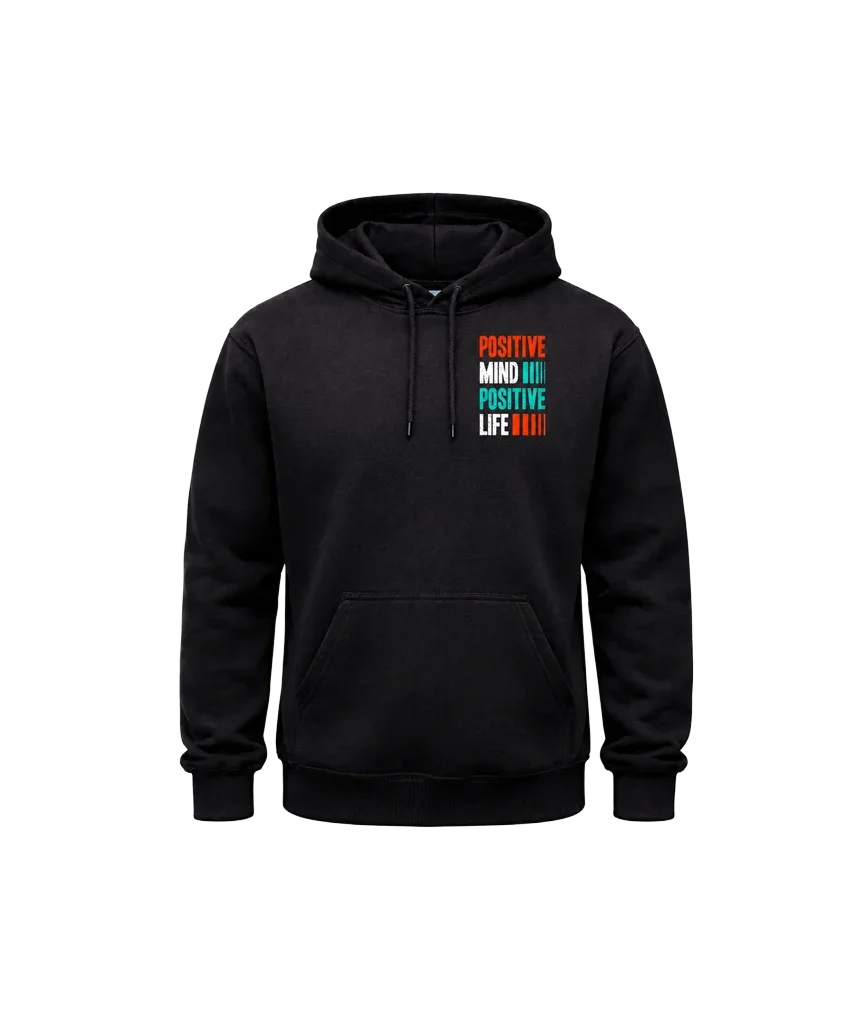 Positive Life Double Graphic Hoodie