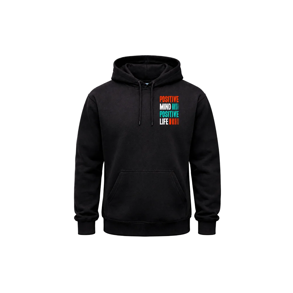 Positive Life Double Graphic Hoodie