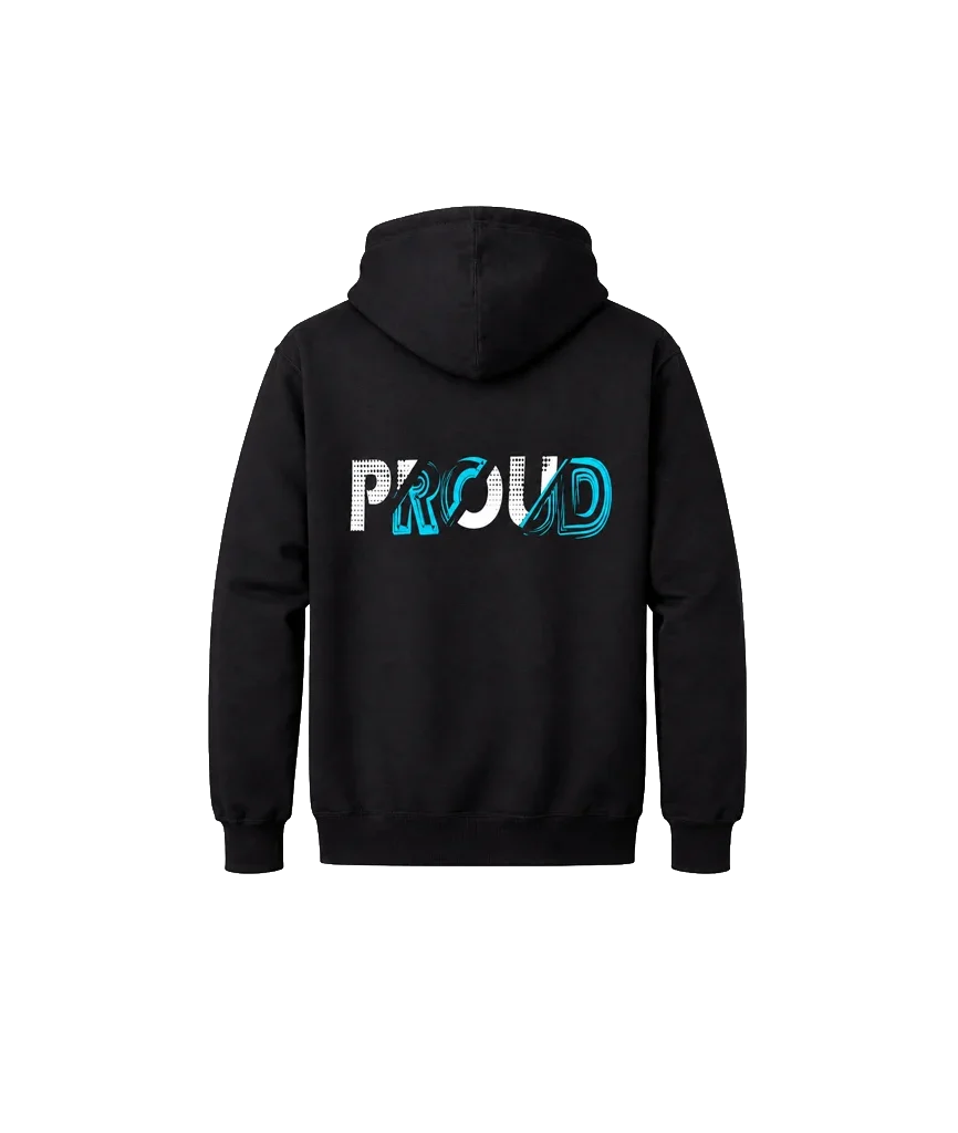 Proud Graphic Front And Back Print Hoodie