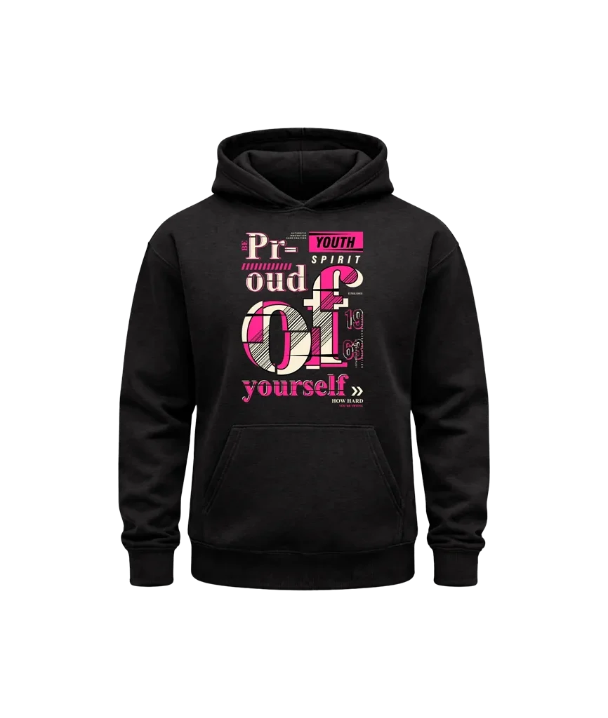 Self-Love Black Hoodie