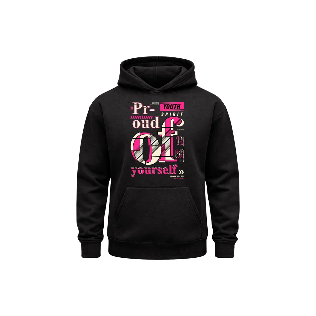 Self-Love Black Hoodie