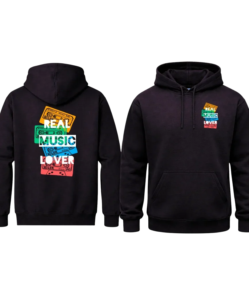 Real Music Lover Dual-Print Pullover