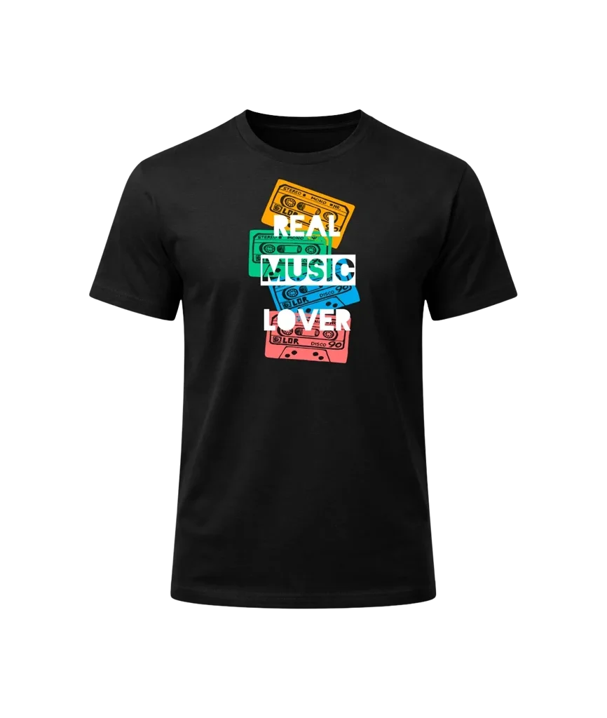 Real Music Lover Cotton T-Shirt