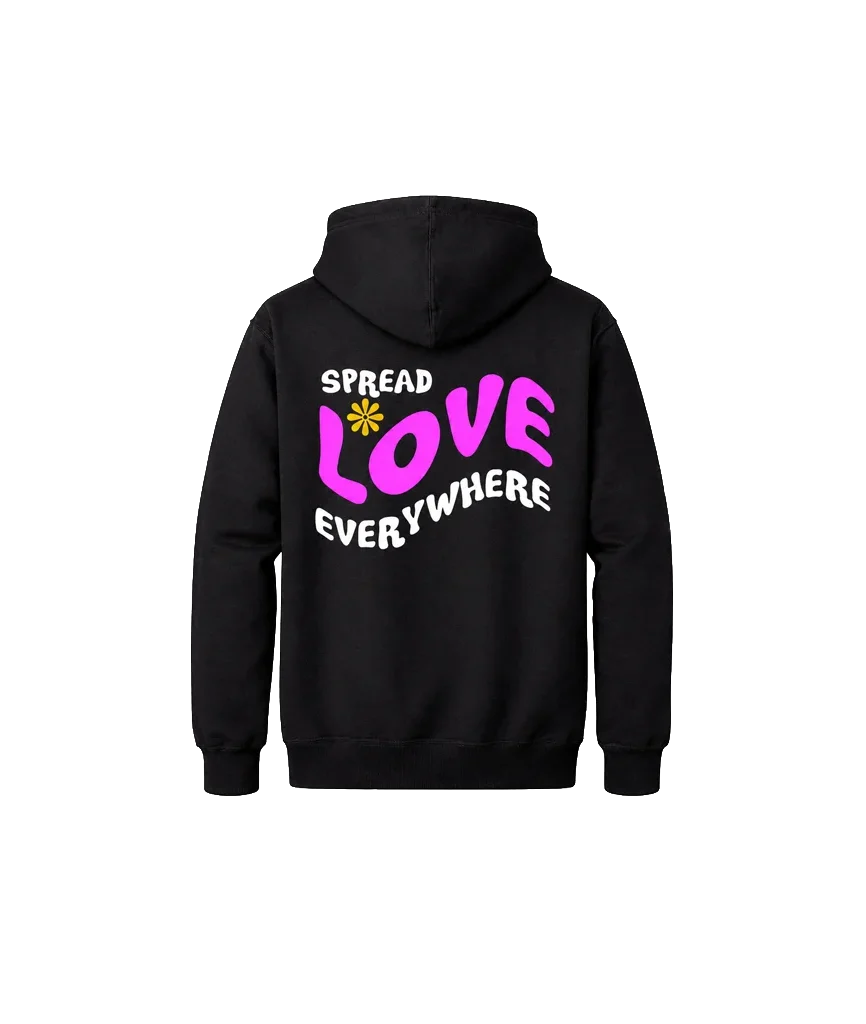 Spread Love Everywhere Unisex Hoodie