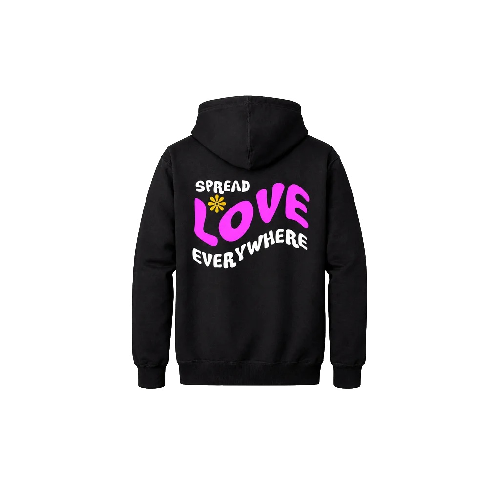 Spread Love Everywhere Unisex Hoodie