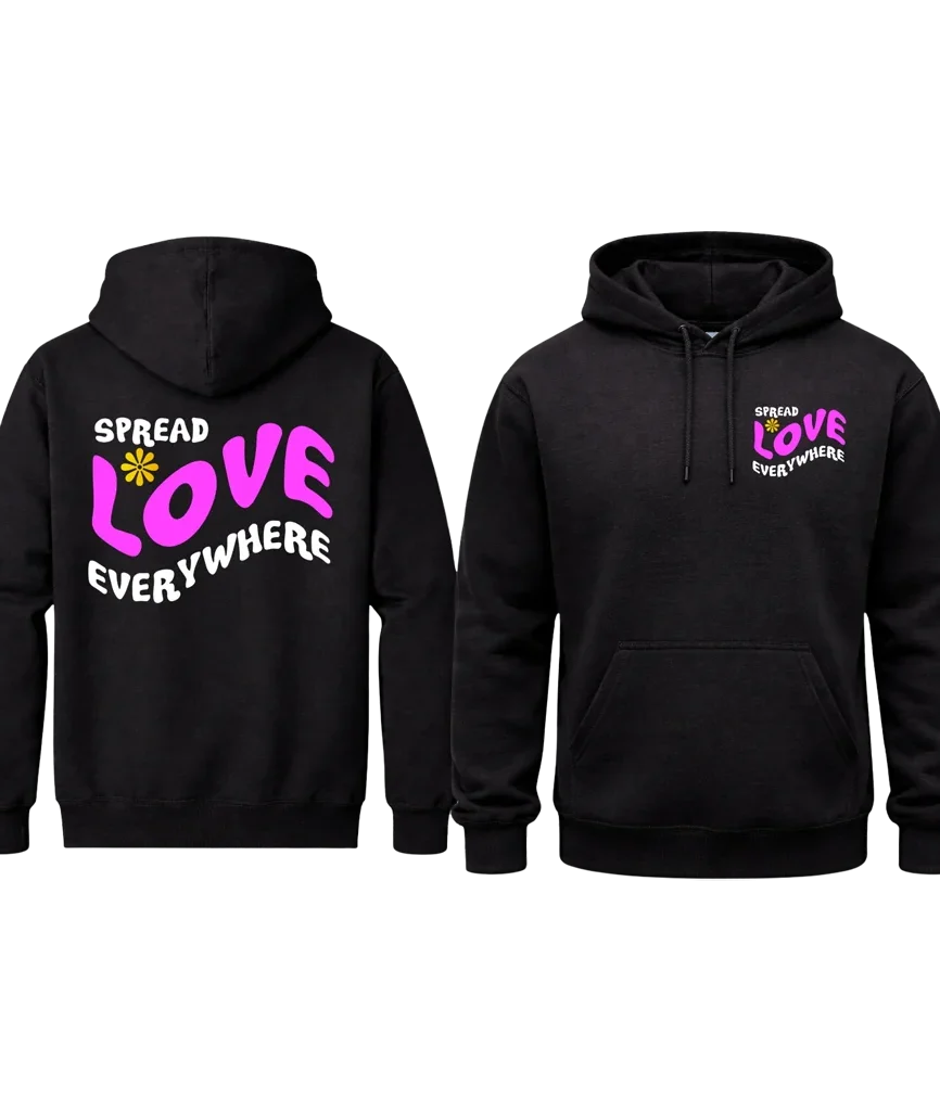 Spread Love Everywhere Unisex Hoodie