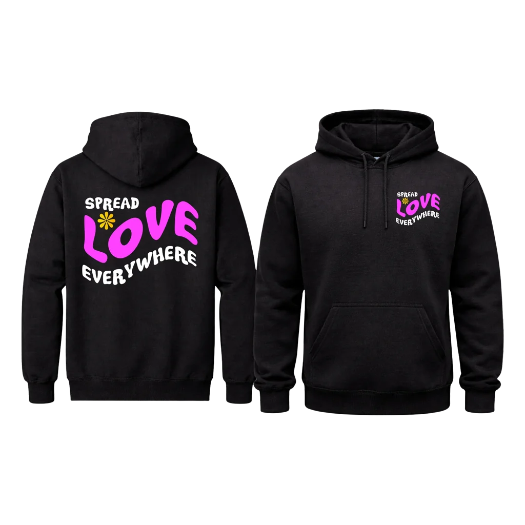 Spread Love Everywhere Unisex Hoodie